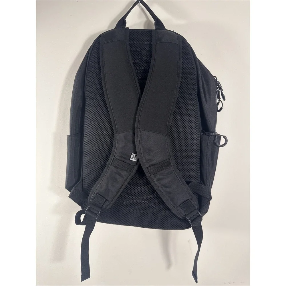 Hurley‎ Rider Black Backpack Scratch Resistant Valuables Pocket Laptop